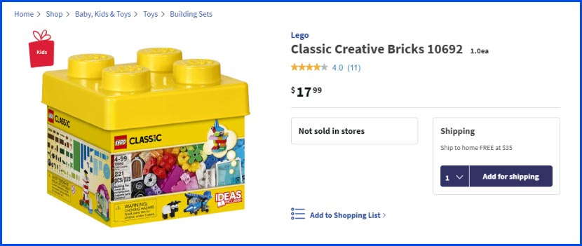 children toys classic creative bricks-product page