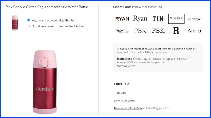 mackenzie watter bottle screenshot