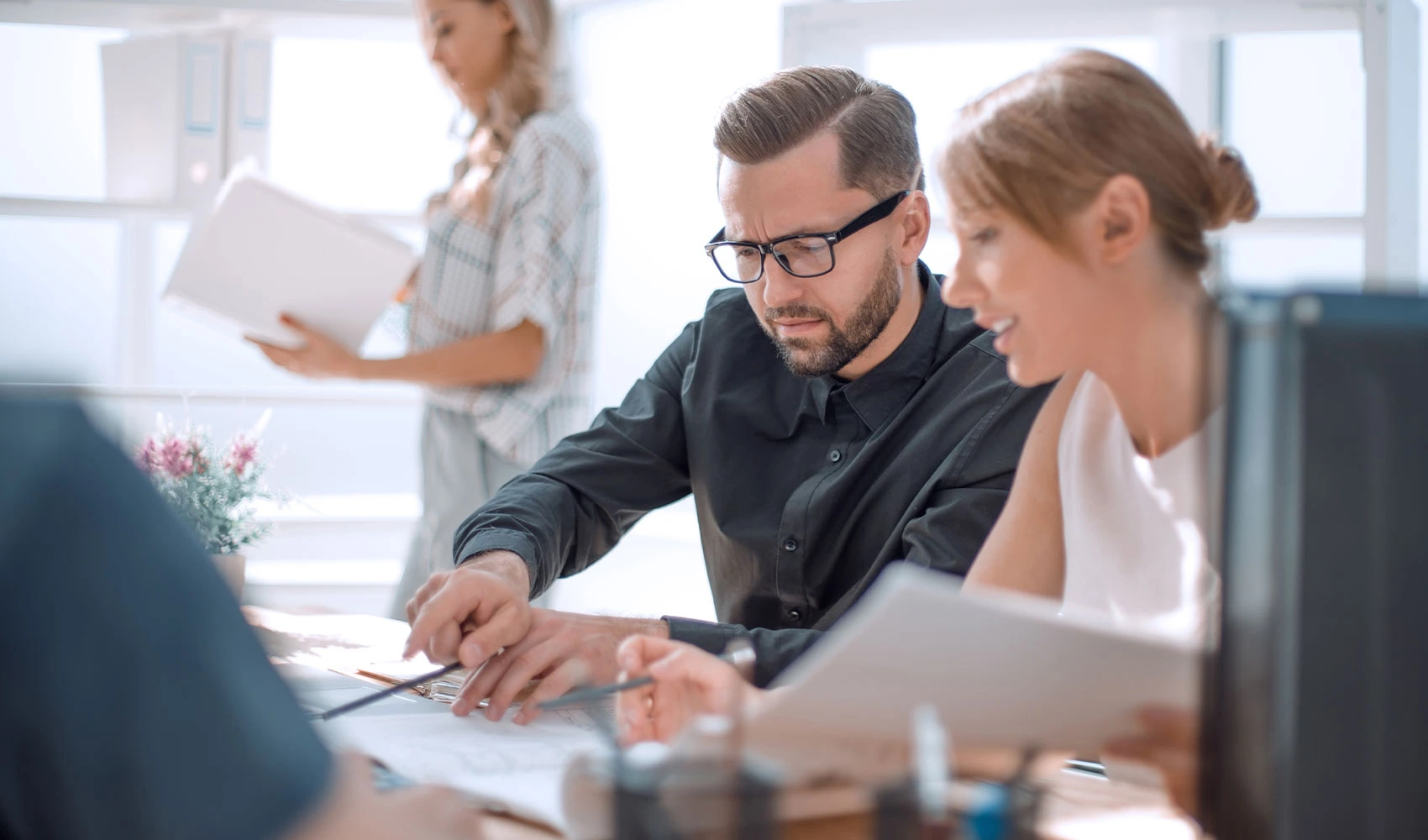 Business team meeting