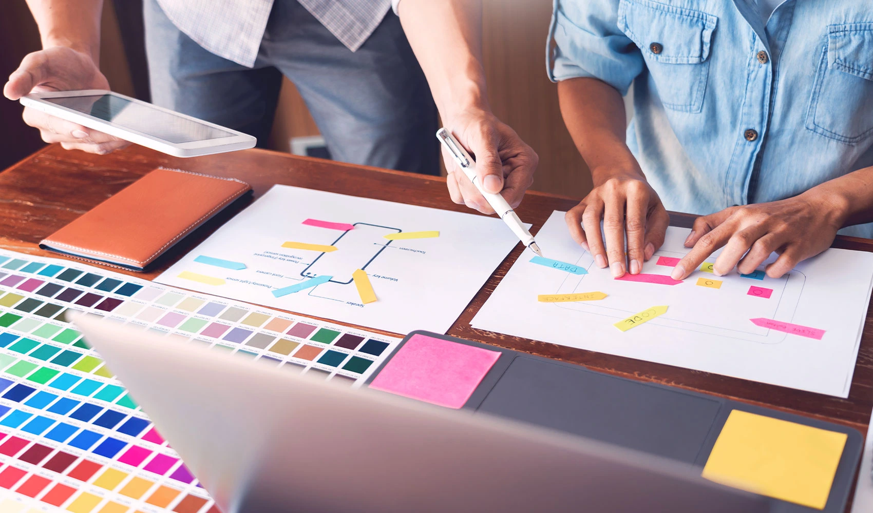 Designers teamwork photo