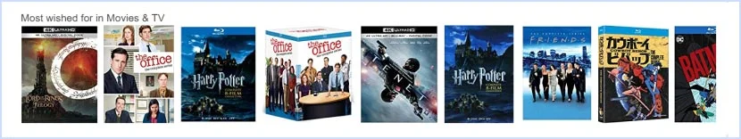 TV and Movies selection