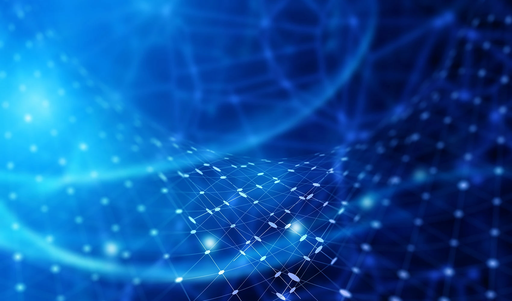 3D futuristic background connecting lines with dots