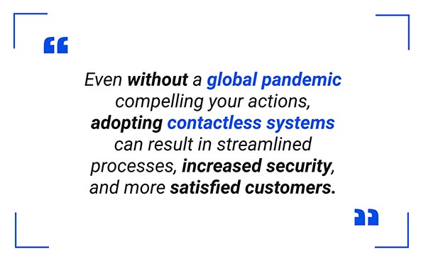 Contactless Business Systems Quote