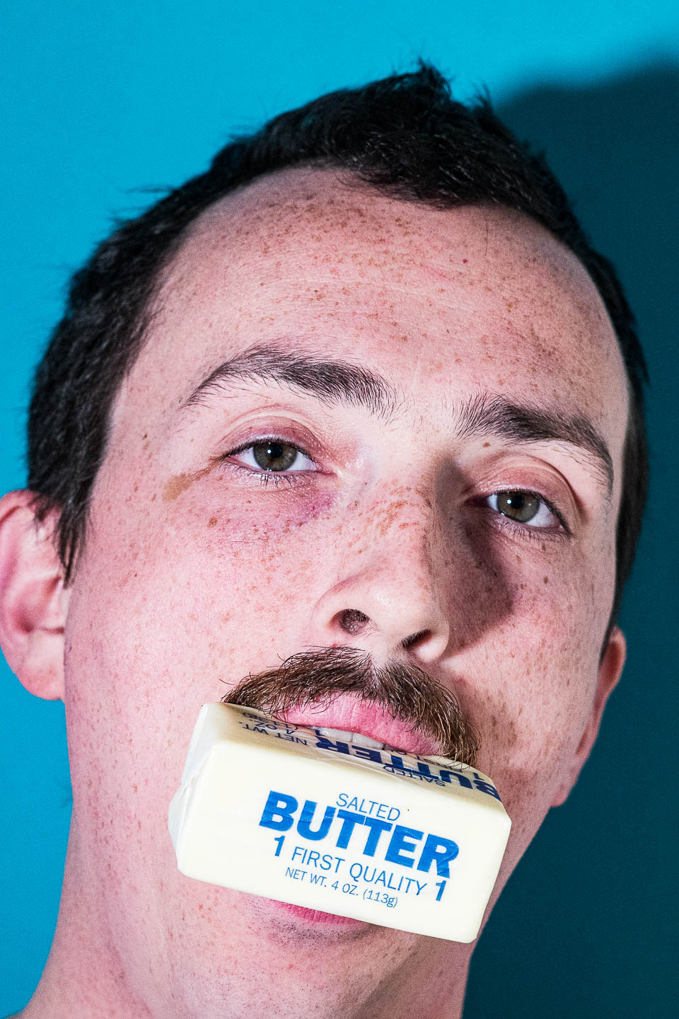 me, eating some butter