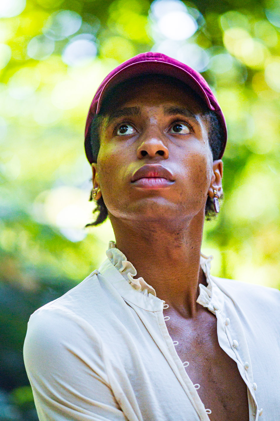 outdoor portrait of a local musician