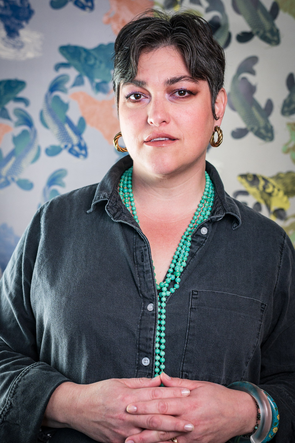 studio portrait with an esteemed local artist and creative professional