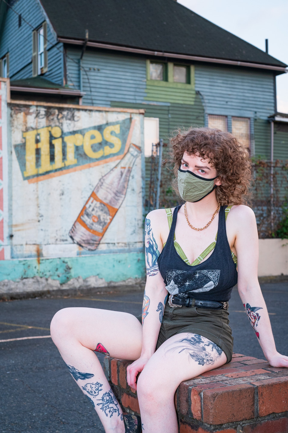 outdoor portrait of a local artist