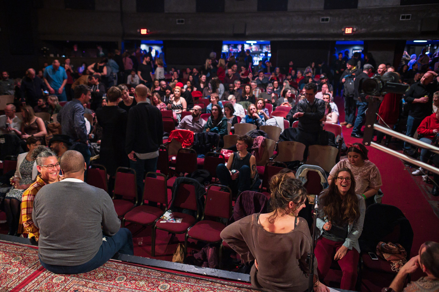 event photo from a spoken word show in Portland