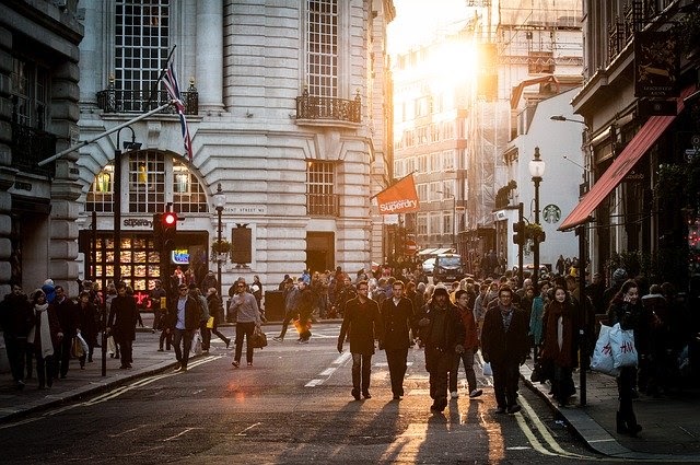 Content creators walk around a large city to gain a new perspective and gather new content inspiration