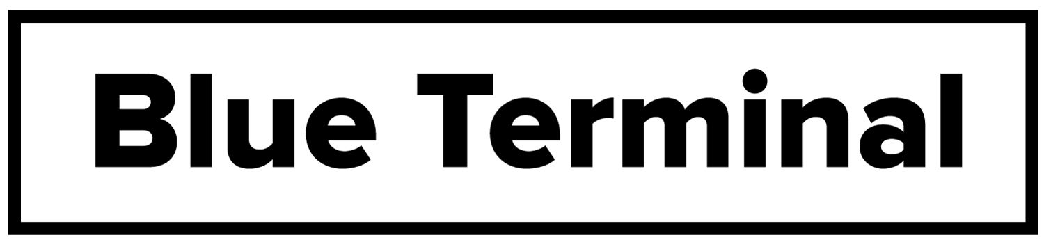 Blue Terminal Logo — by Yagnyuk.