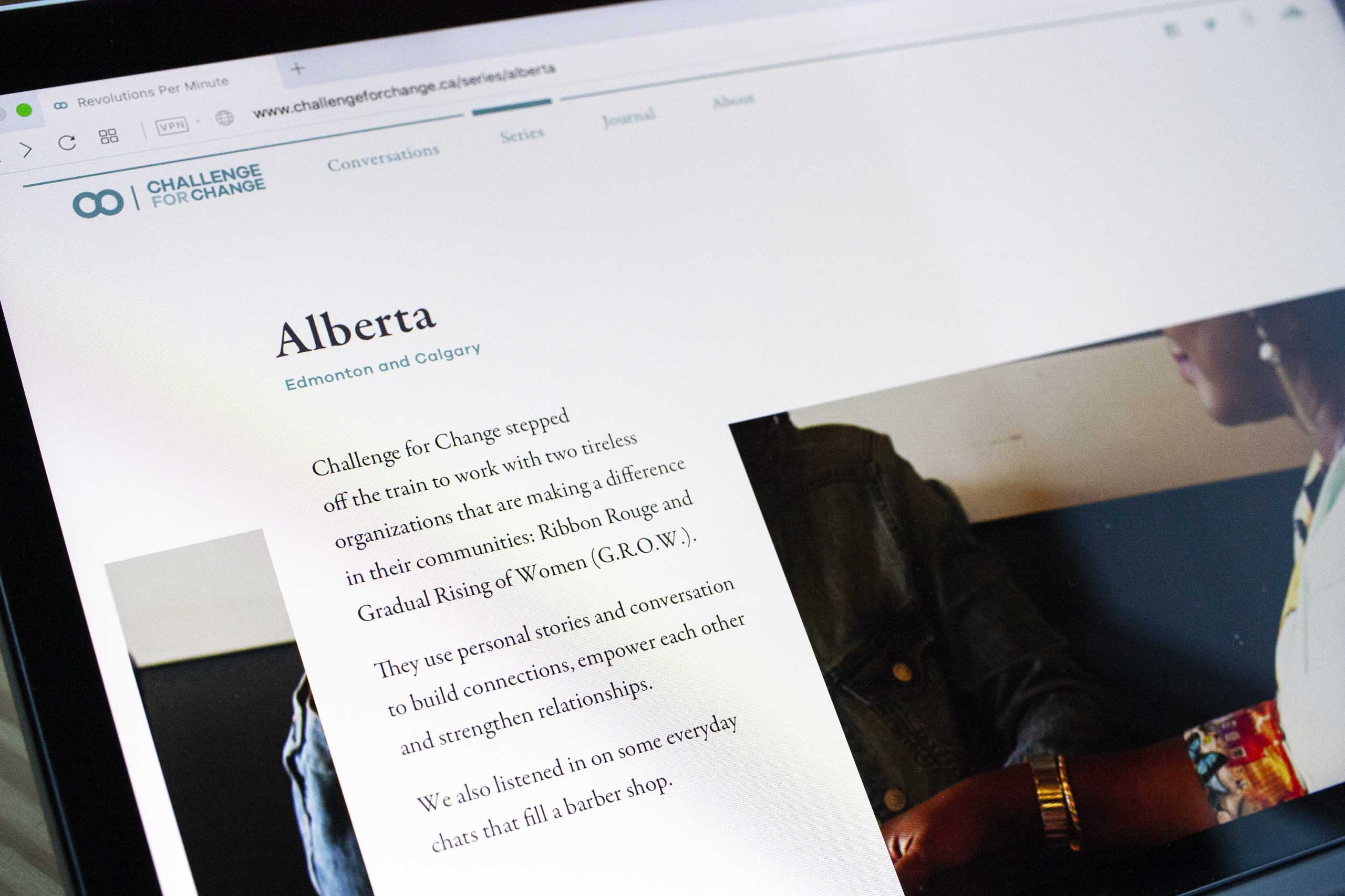 Close up photograph of the Alberta, Edmonton and Calgary series — by Yagnyuk.