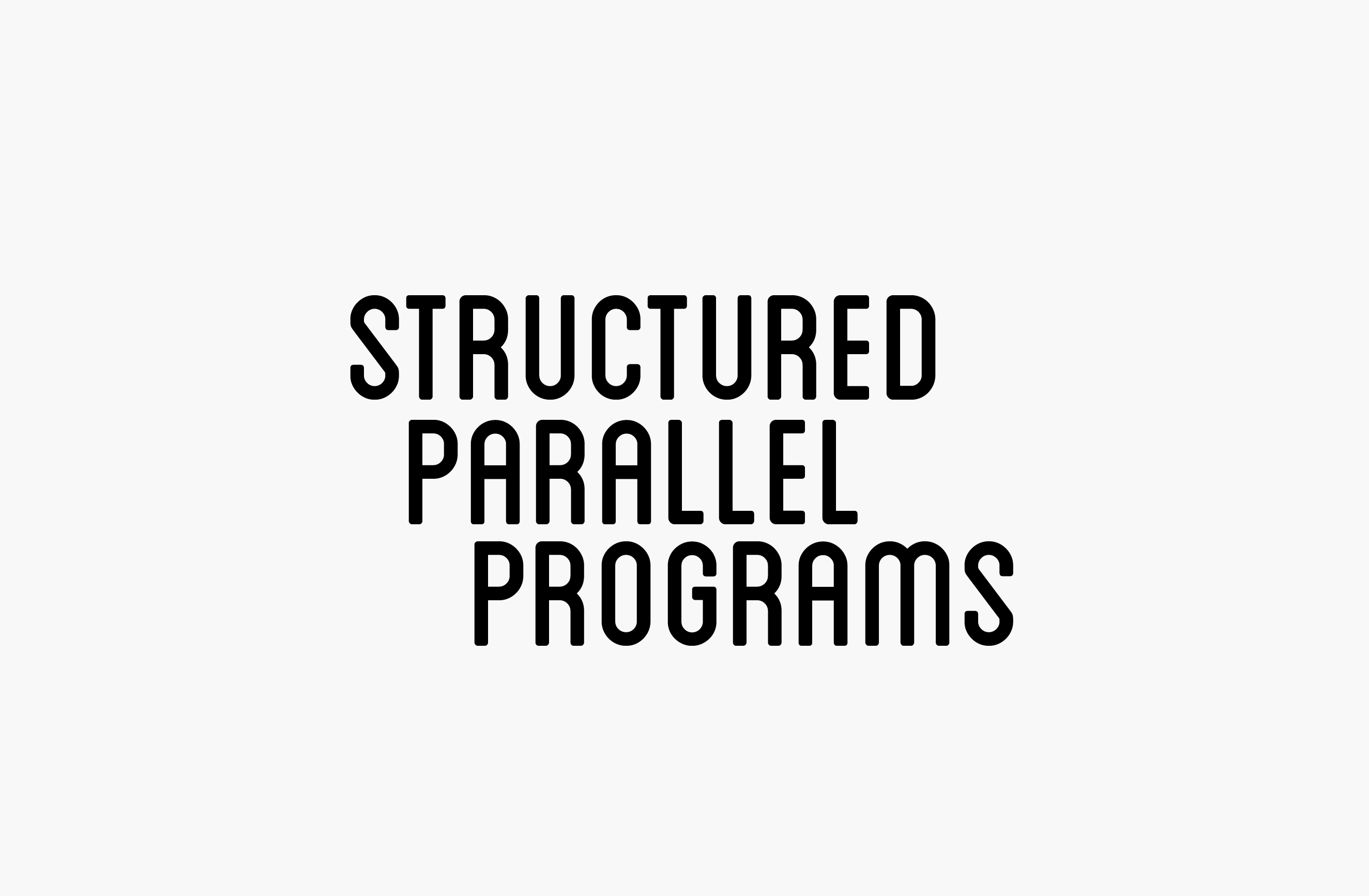 Structured Parallel Programs Logo — by Yagnyuk.