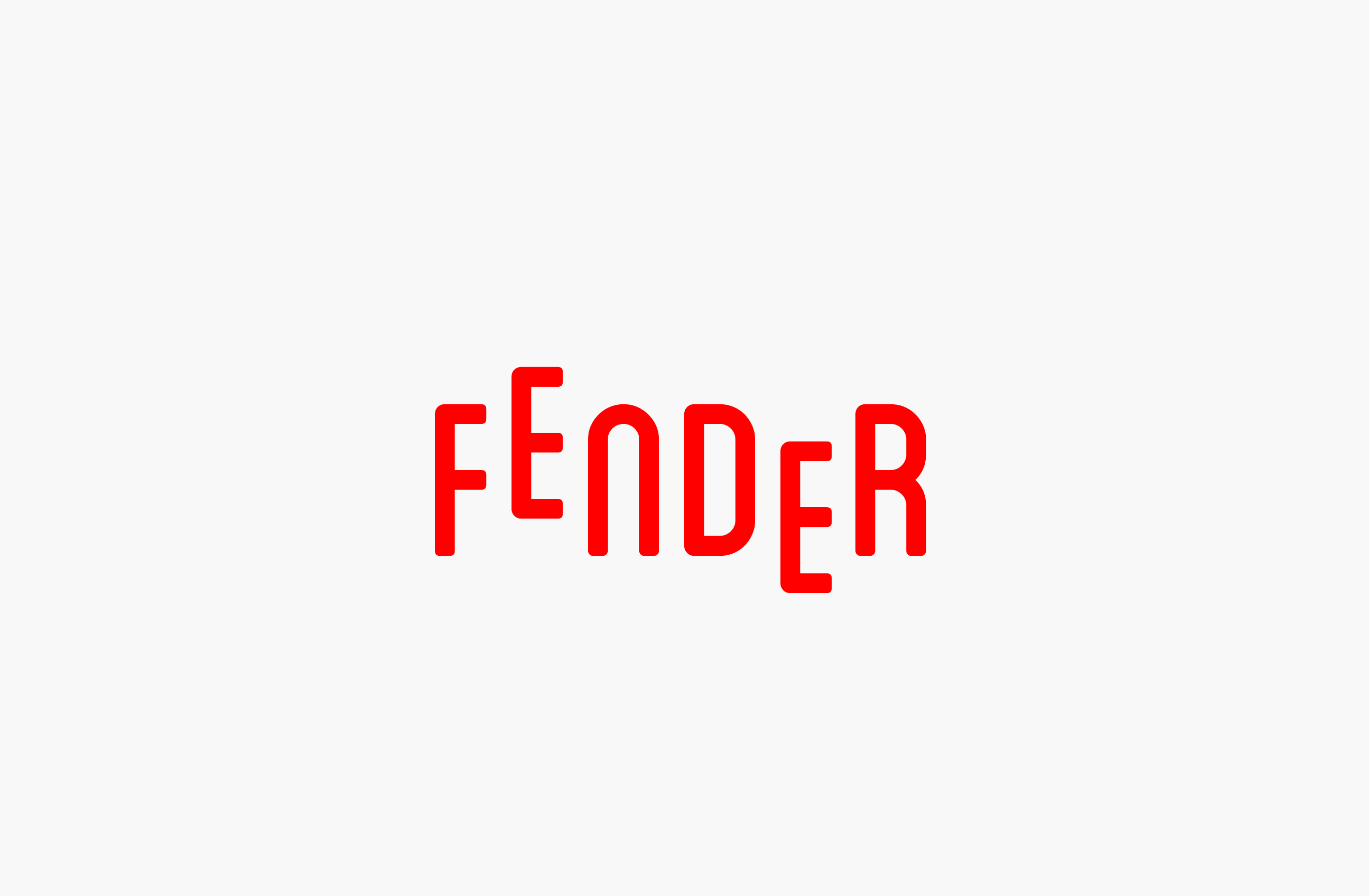 Fender logo — by Yagnyuk.