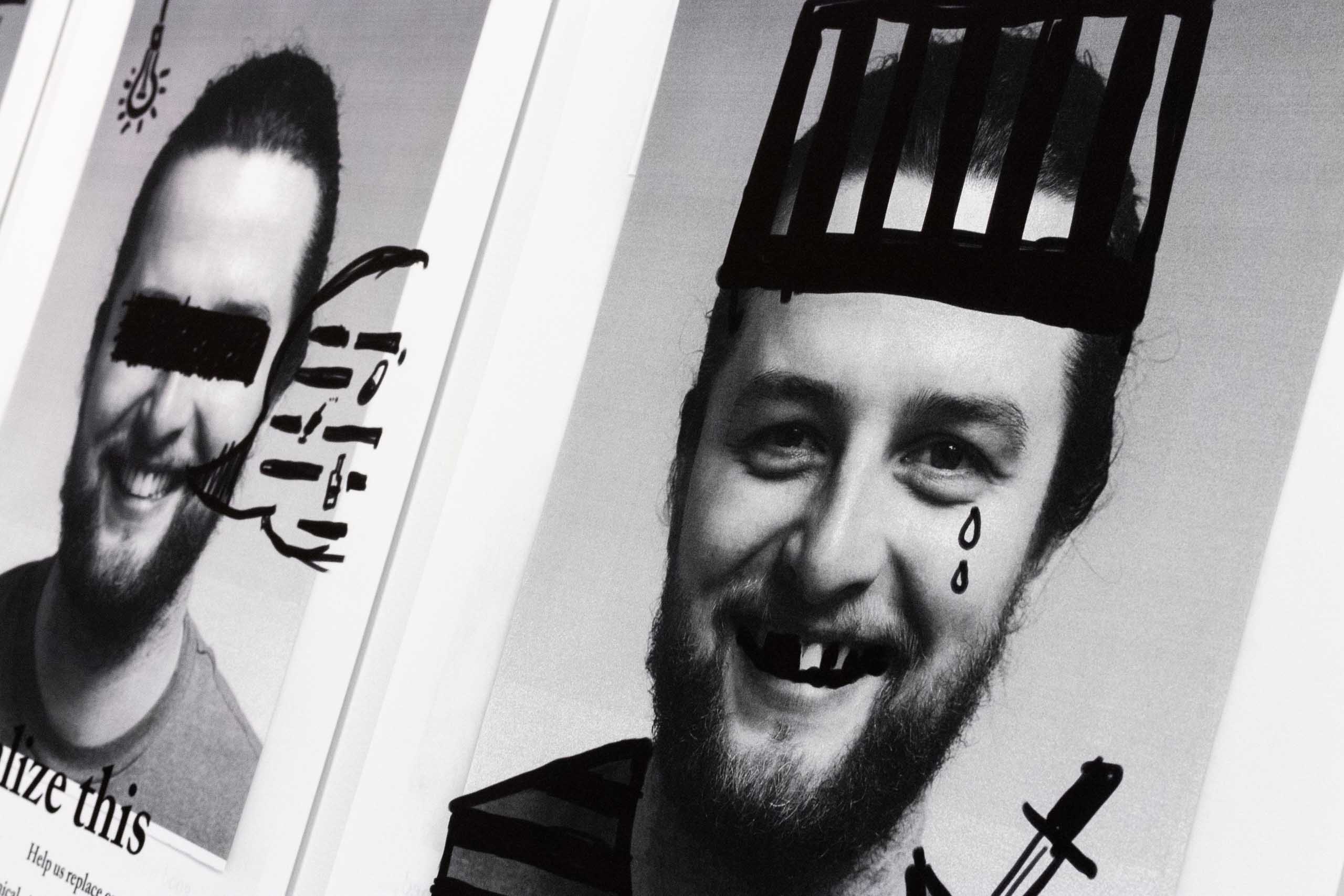 Posters in "Stinks" and "Jail" variants — by Yagnyuk.