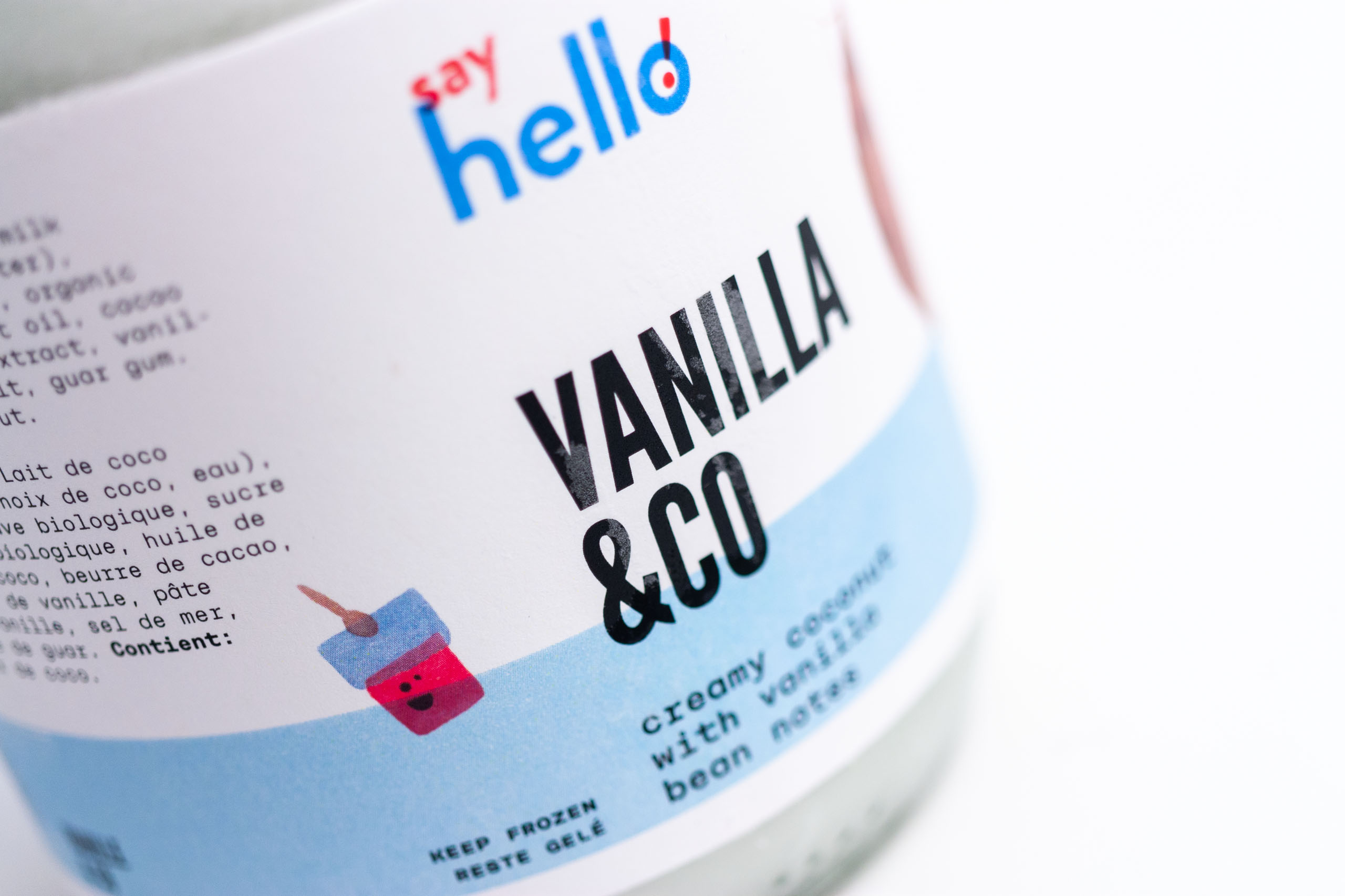 Close up of Vanilla and Co Headline typography set in League Gothic — by Dima.