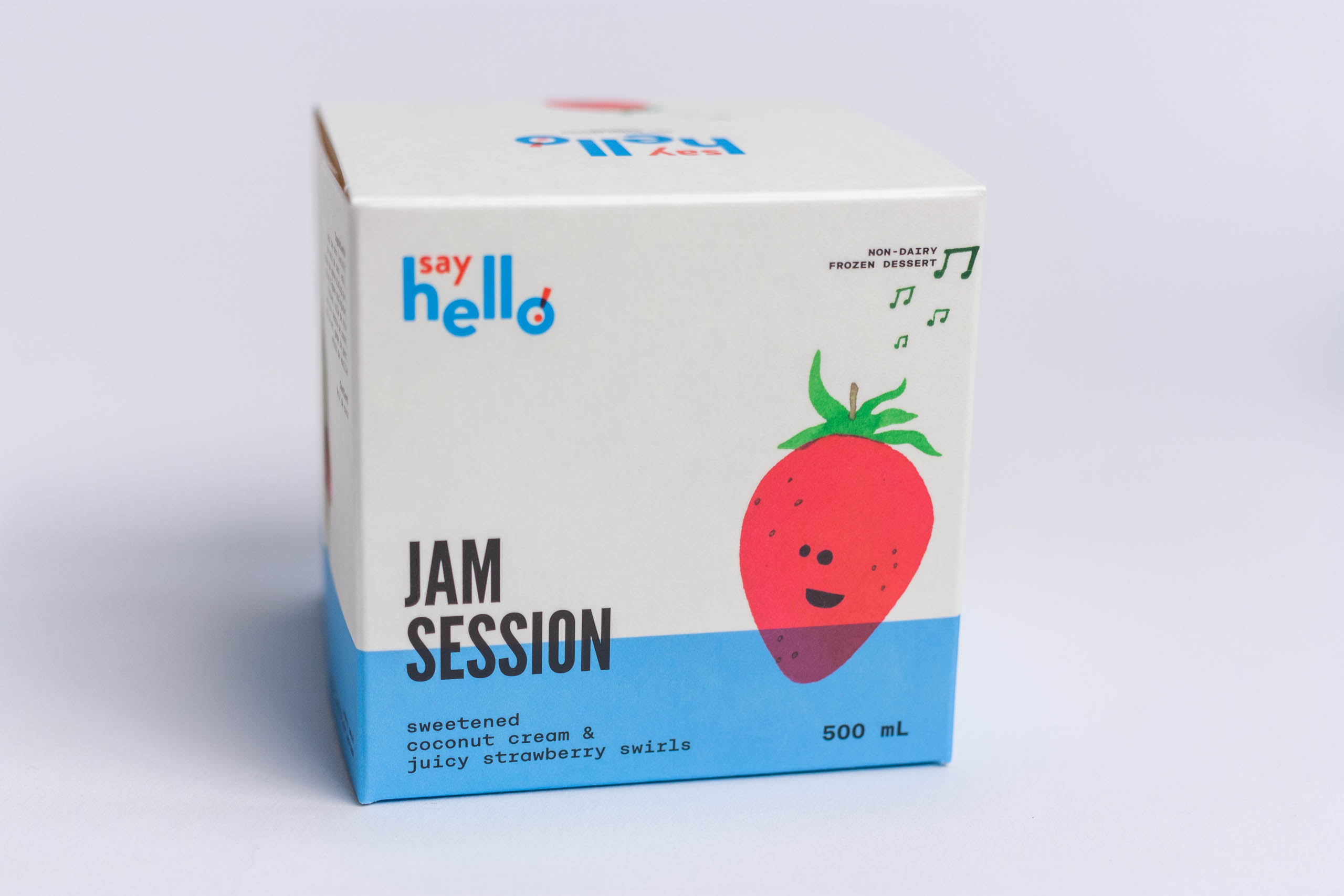 Jam Session cube with Strawberry illustration — by Yagnyuk.