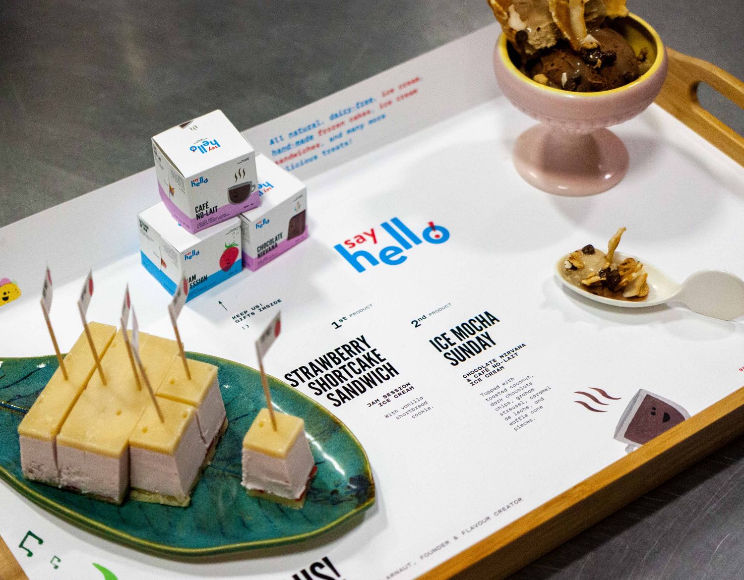 Say Hello Plating Presentation for BC Product of the Year Awards — by Dima Yagnyuk.