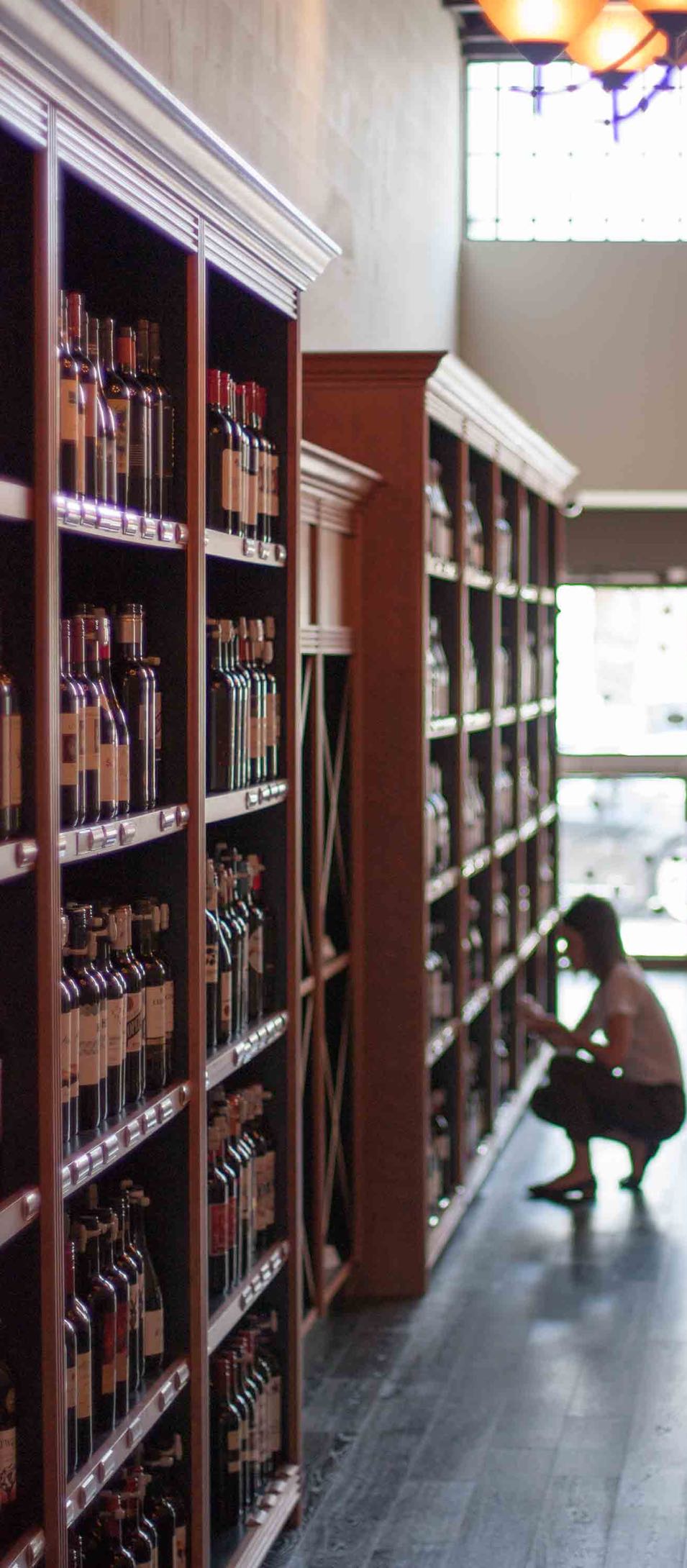 New District store interior shelving — by Yagnyuk.
