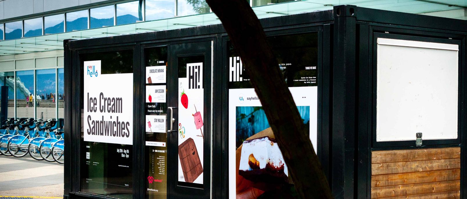 Say Hello Sweet High Visibility Store at the Vancouver Convention Center — by Yagnyuk.