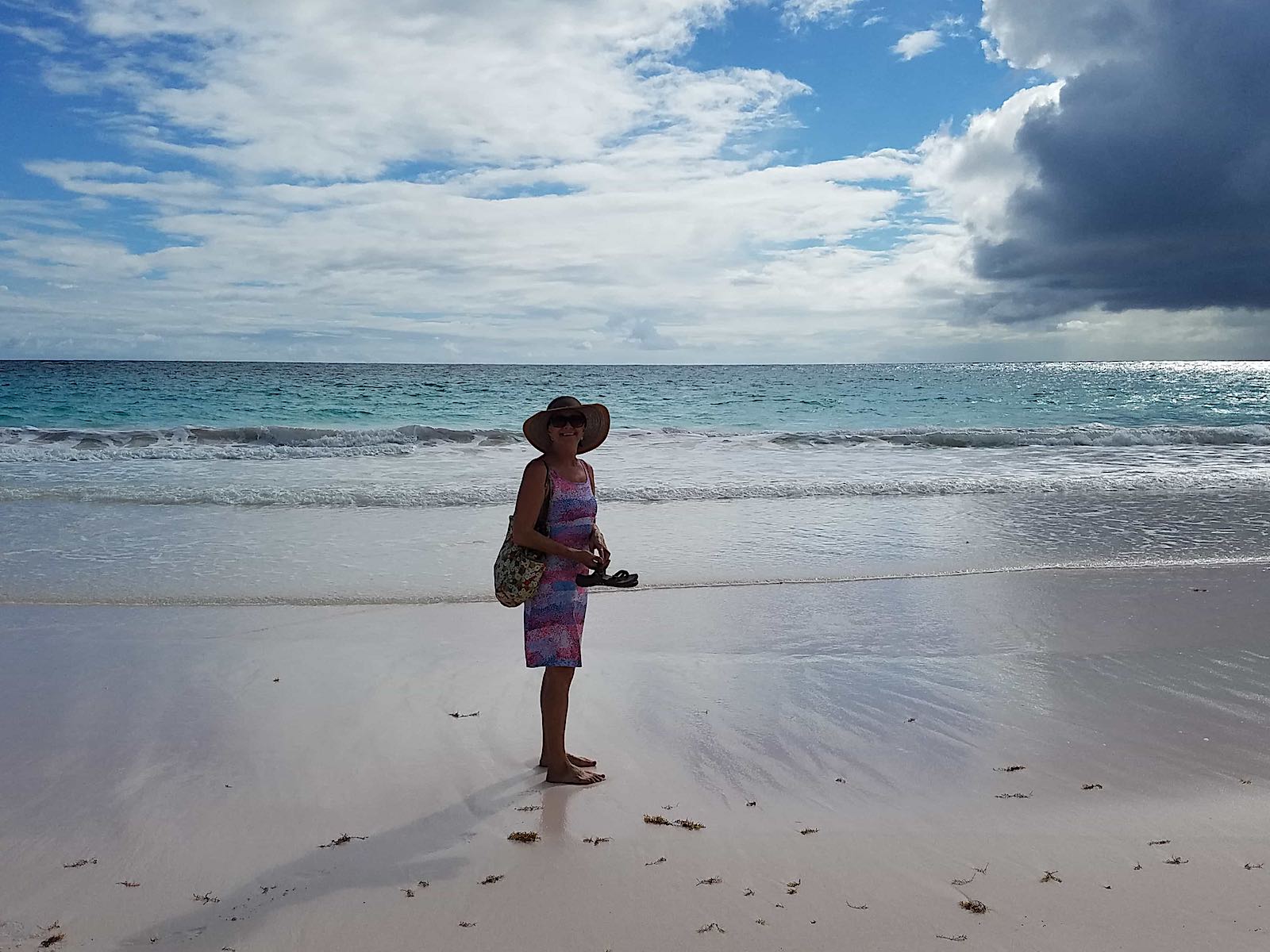 gail alone on the beach
