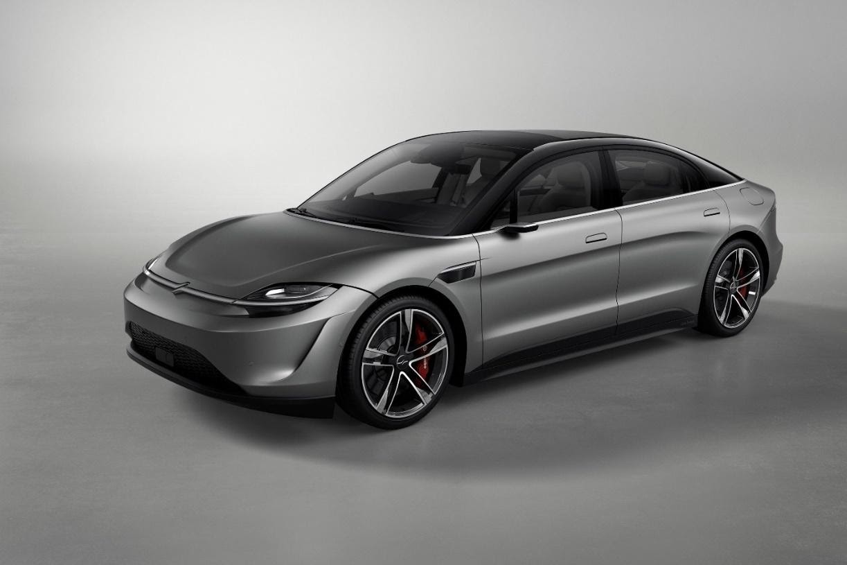 Sony Vision-S concept electric car unveiled at CES looks at a connected near-future