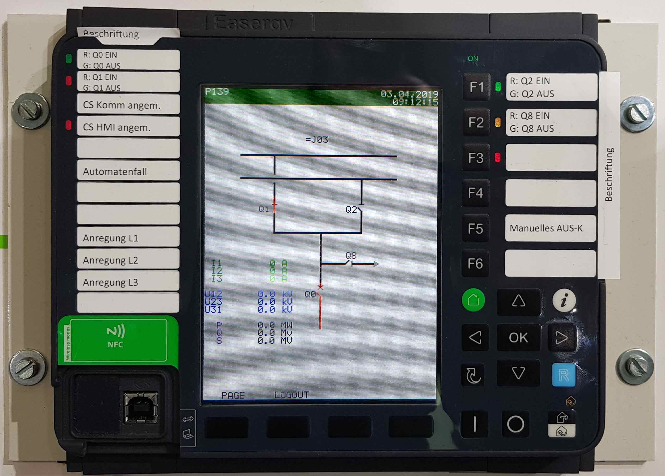 P139 schneider electrics neues display new front neu