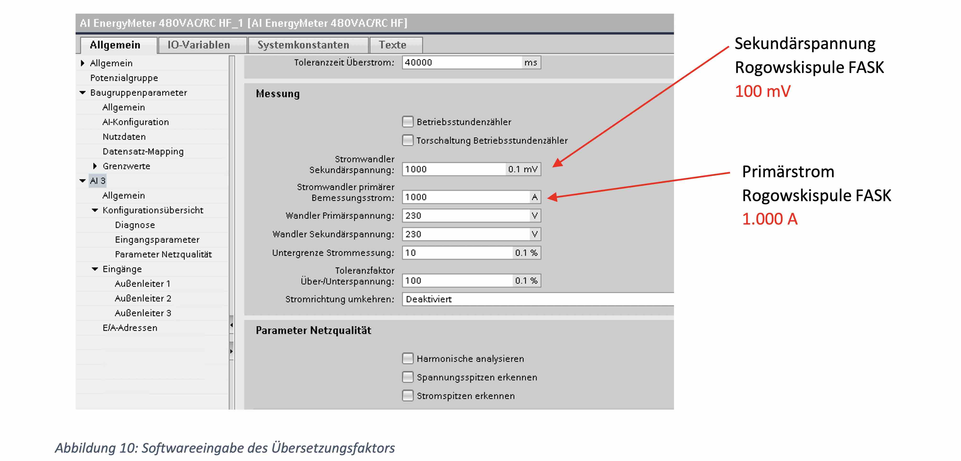 MBS, Siemens, Rogowski, Rogowskispule, Rogowski-Spule, Strommessung,