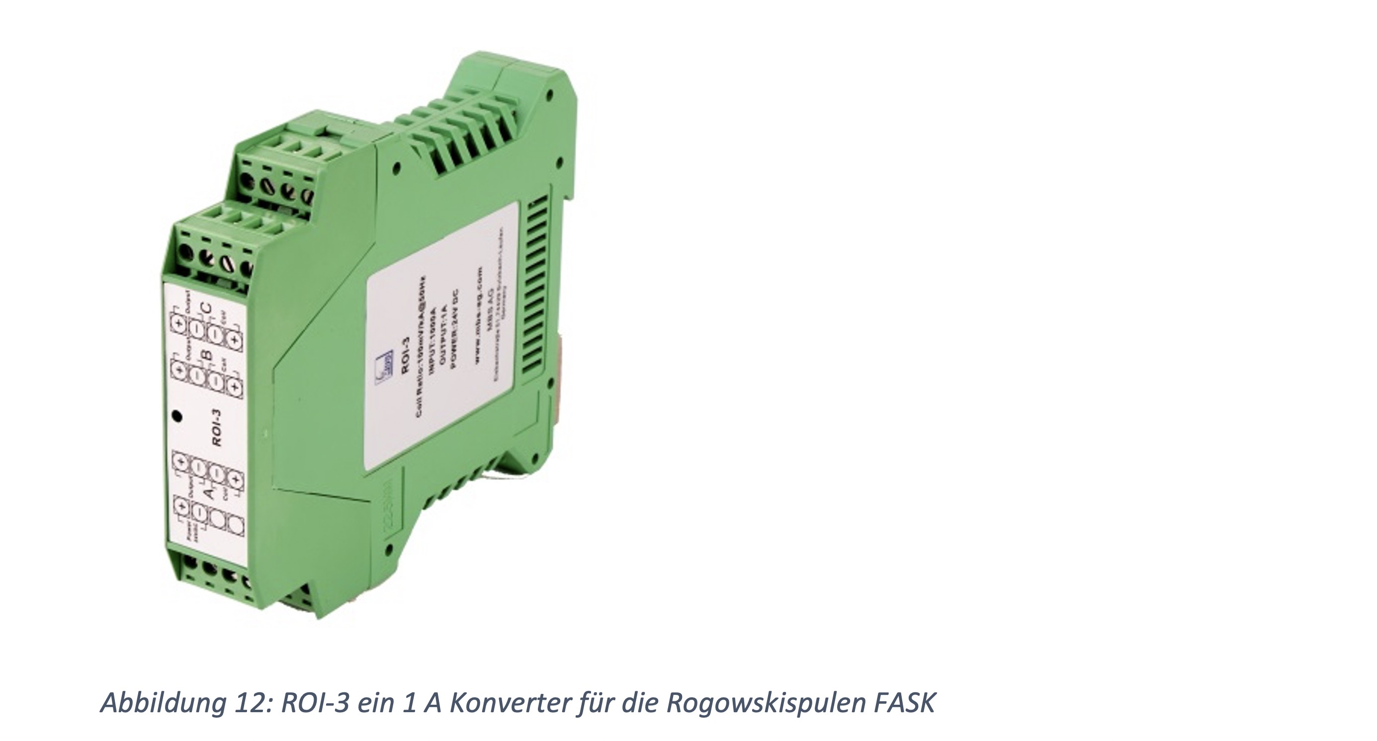 MBS, Siemens, Rogowski, Rogowskispule, Rogowski-Spule, Strommessung,