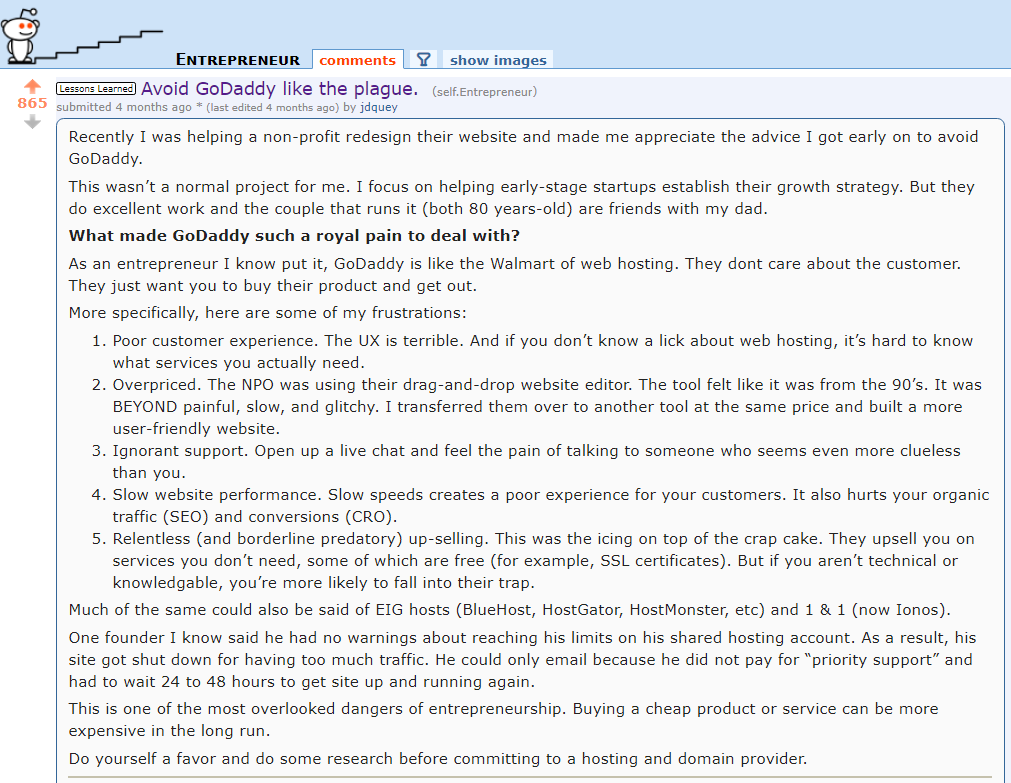 product marketing reddit