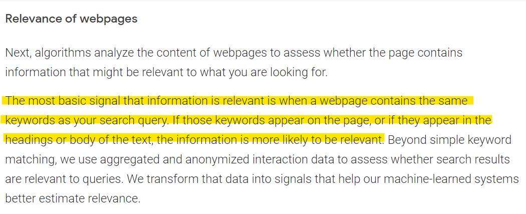 On-page SEO is the practice of optimizing a web page to help search engines and users understand what the page is about.