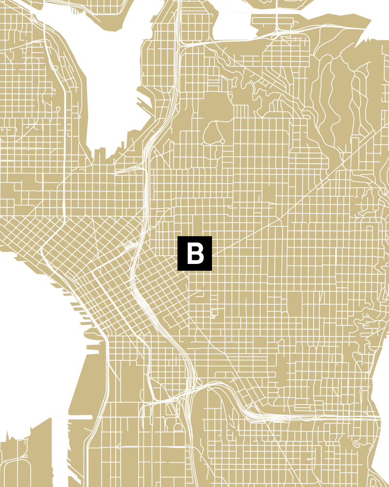 Bread n Butter Seattle Map