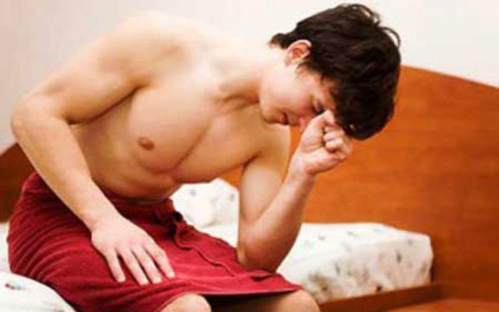 hình ảnh sau khi cắt bao quy đầu bị sưng phồng