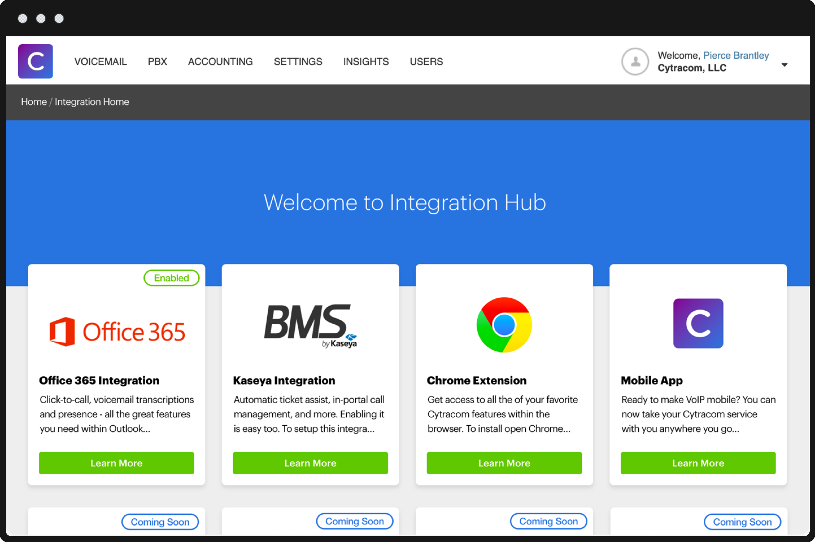 Cytracom Integration Hub
