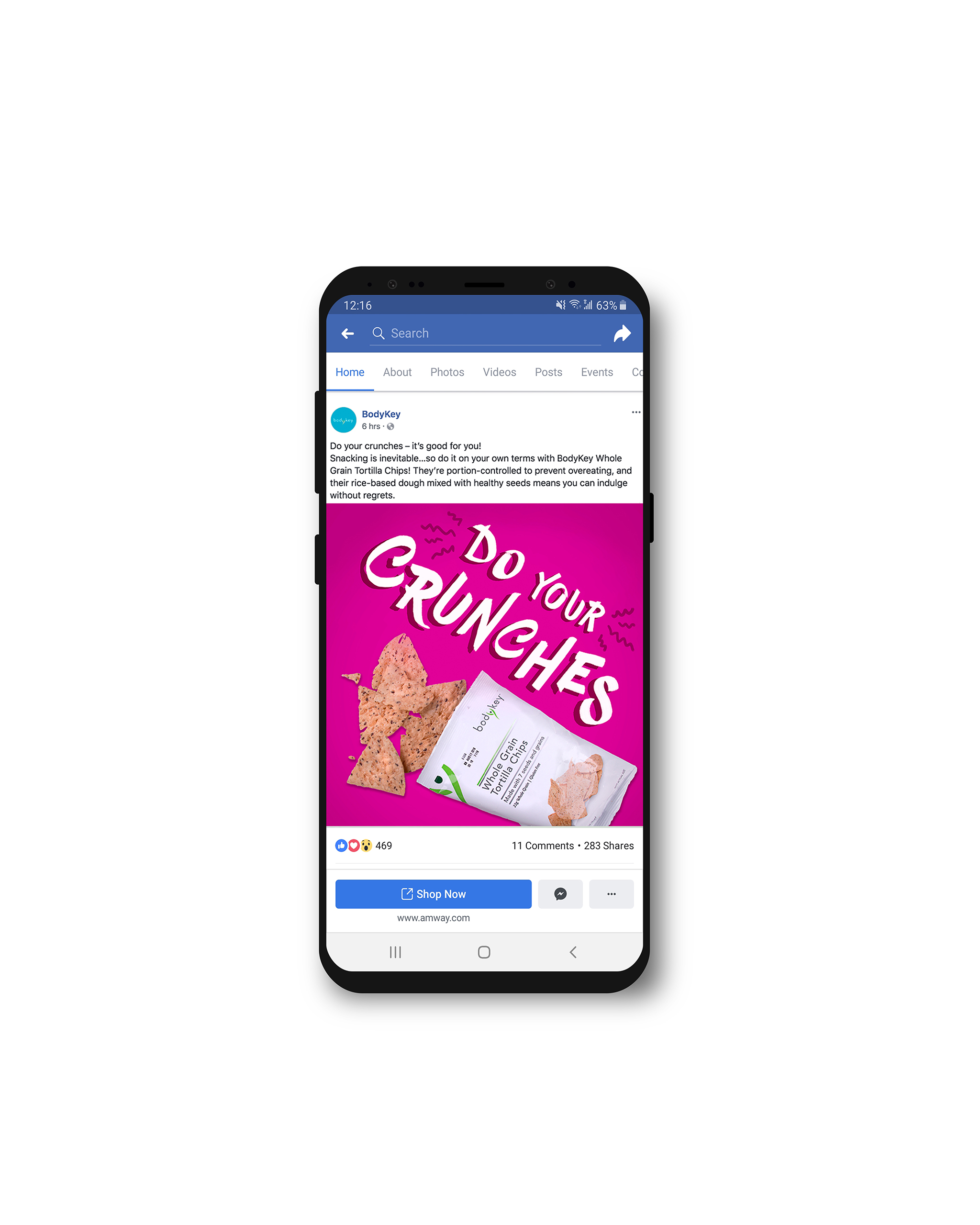 Do Your Crunches Facebook Mockup