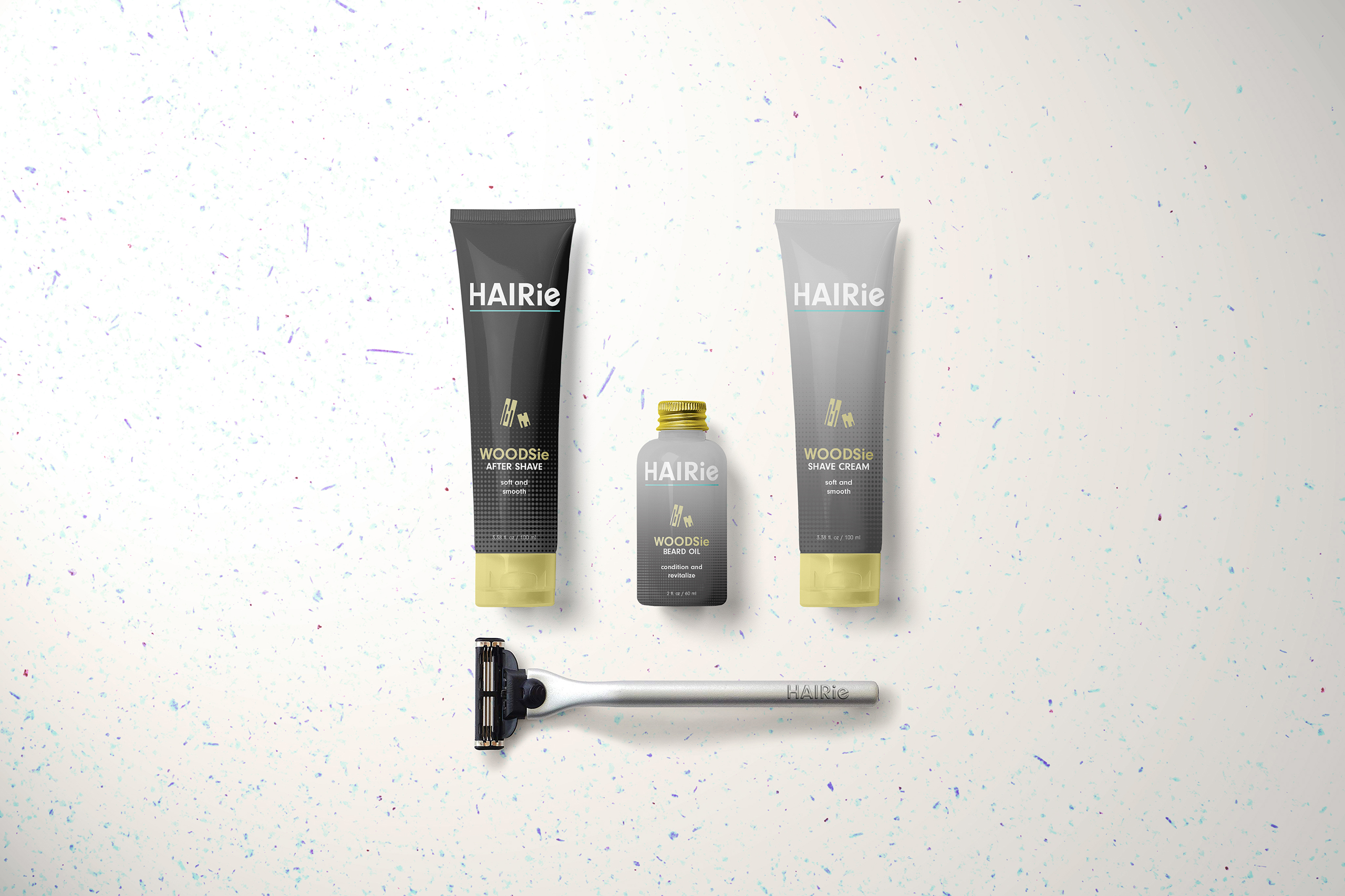 Hairie Woodsie shave kit