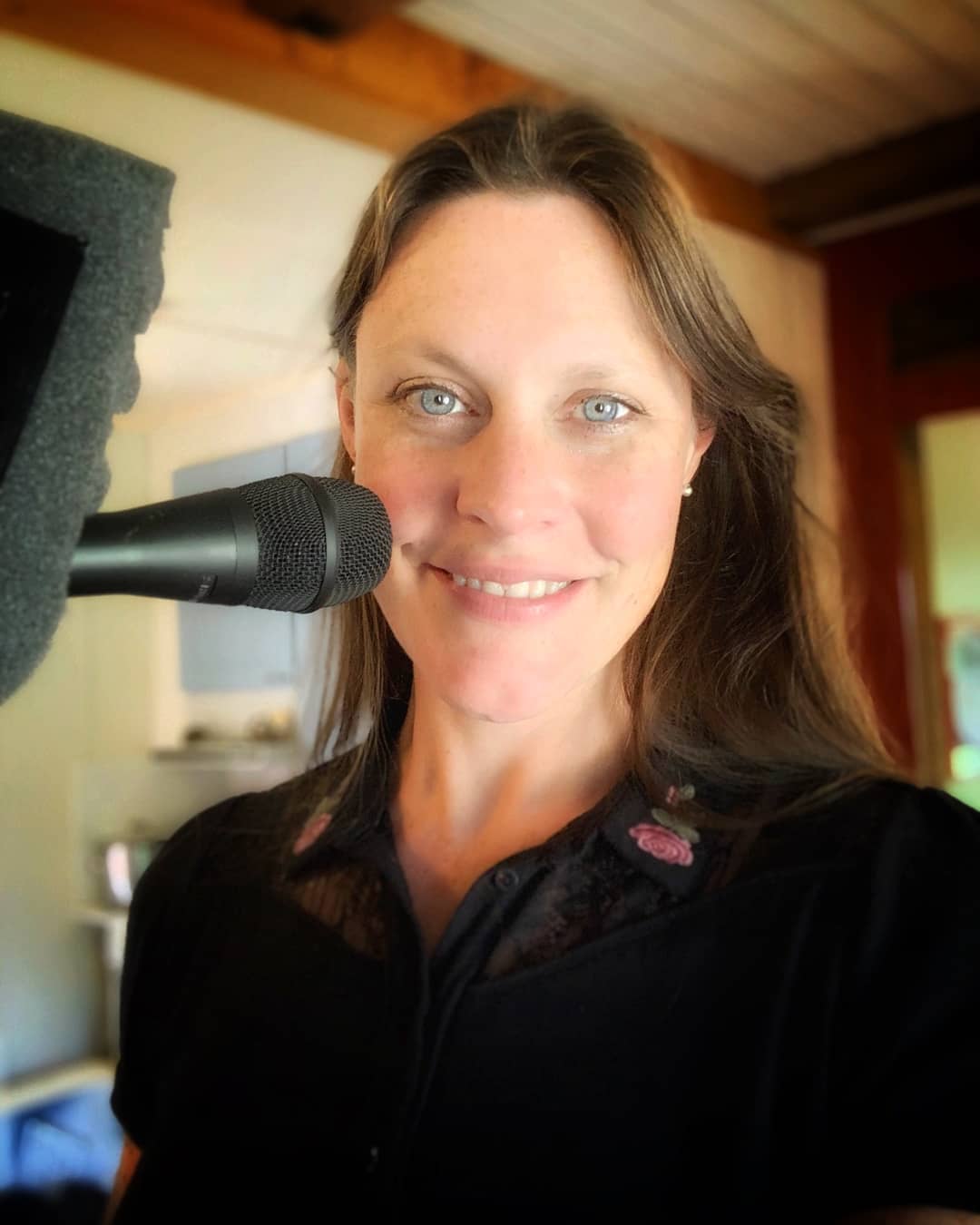 Floor Jansen rehearsing with Nightwish in studio
