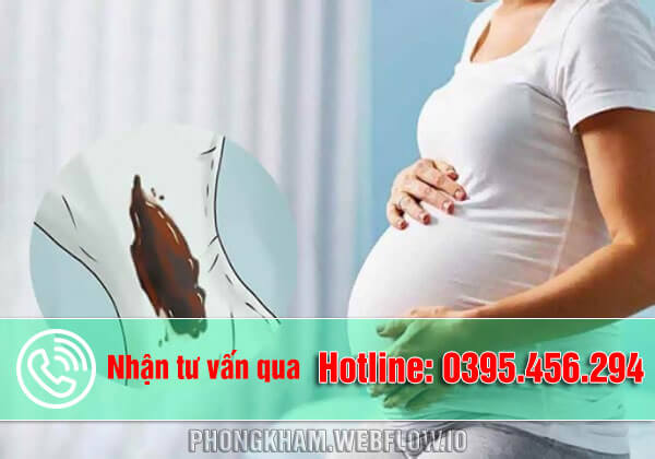 Hiện tượng ra khí hư màu nâu khi mang thai