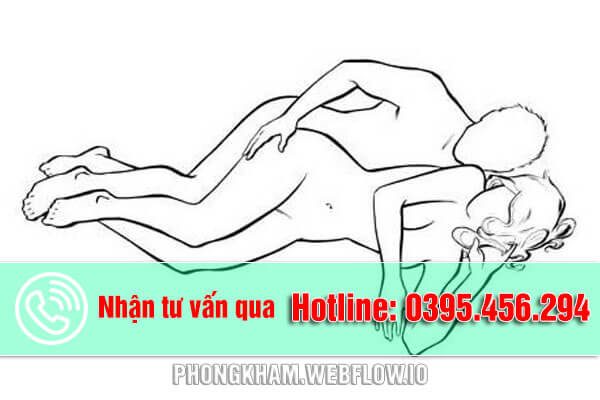 Tư thế phụ nữ dễ lên đỉnh kiểu “úp thìa”