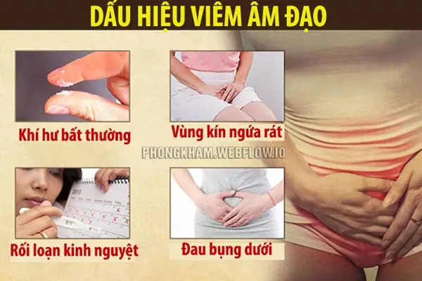 Những triệu nhận biết của viêm phụ khoa, viêm âm đạo