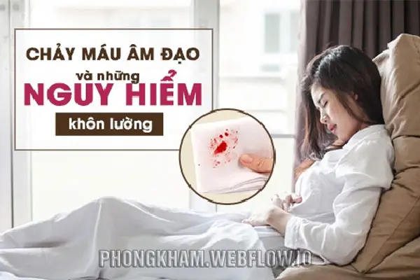 Chảy máu vùng kín nhưng không đau nguyên nhân do đâu?