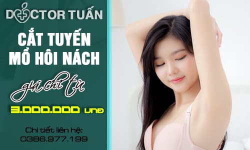 Cắt tuyến mồ hôi nách hết bao nhiêu tiền, cắt xong có ảnh hưởng gì không?