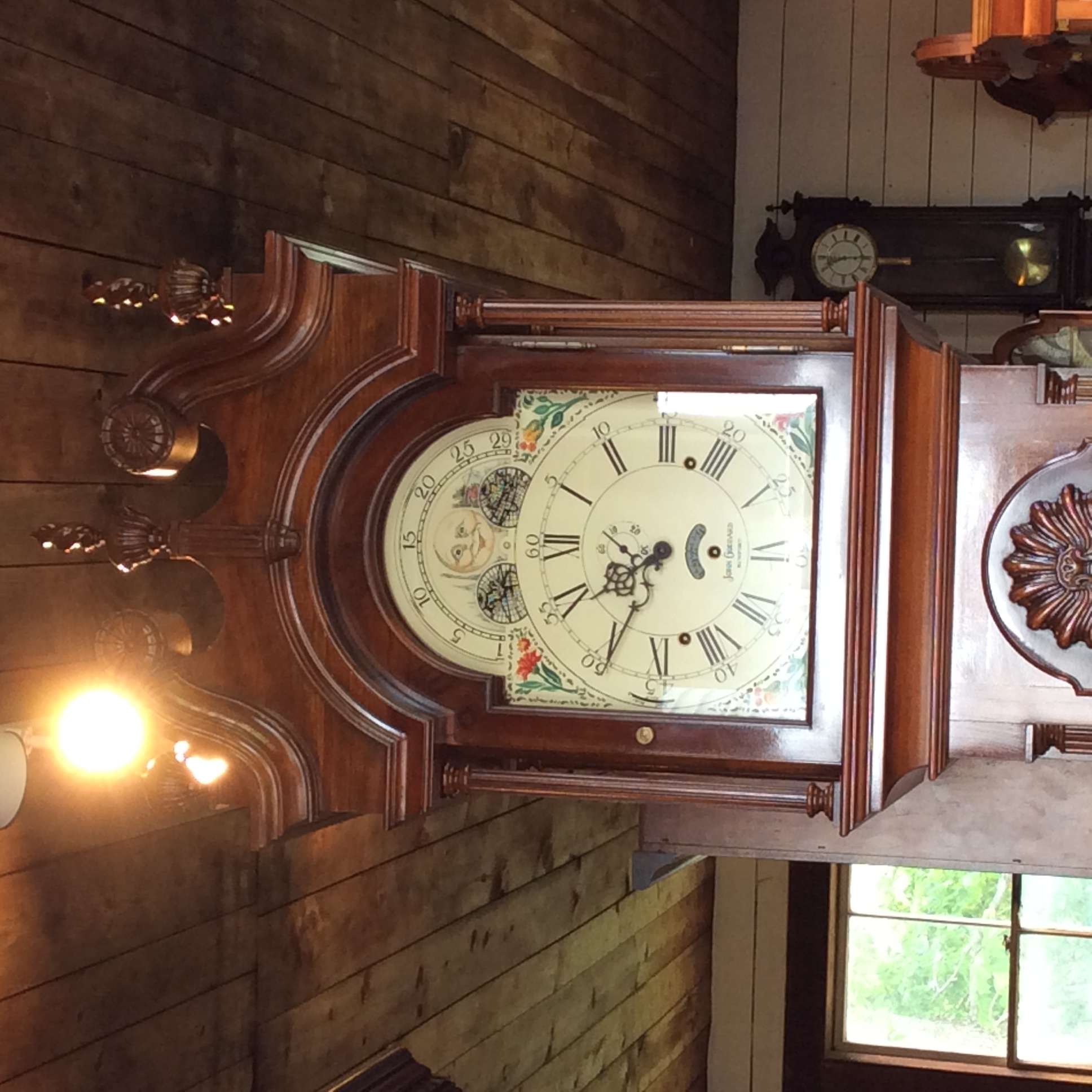 John Goddard Mahogany Grandfather Clock