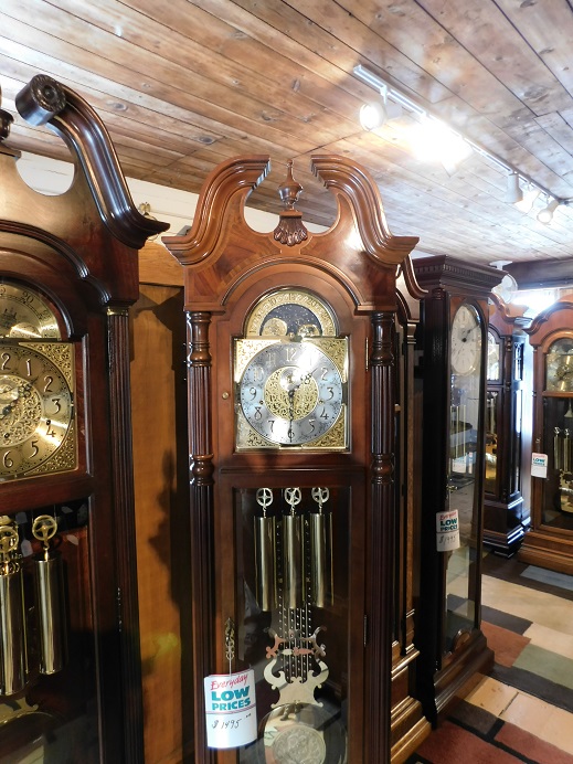Sligh triple chime grandfather clock