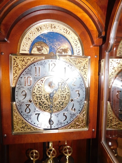Sligh triple chime grandfather clock