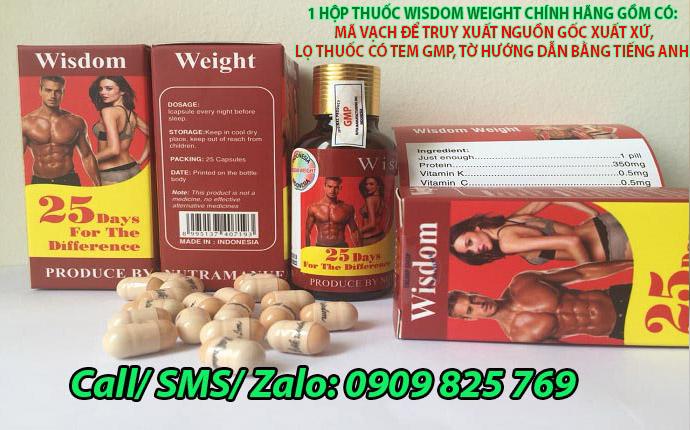 Thuốc tăng cân Wisdom Weight mua ở Hà Nam ở đâu UY TÍN GIÁ RẺ