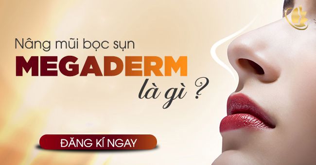 Nâng mũi bọc sụn megaderm là gì