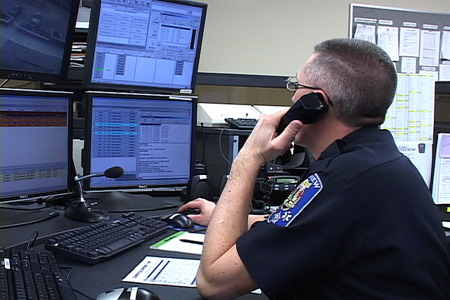dispatcher calling in firefighters