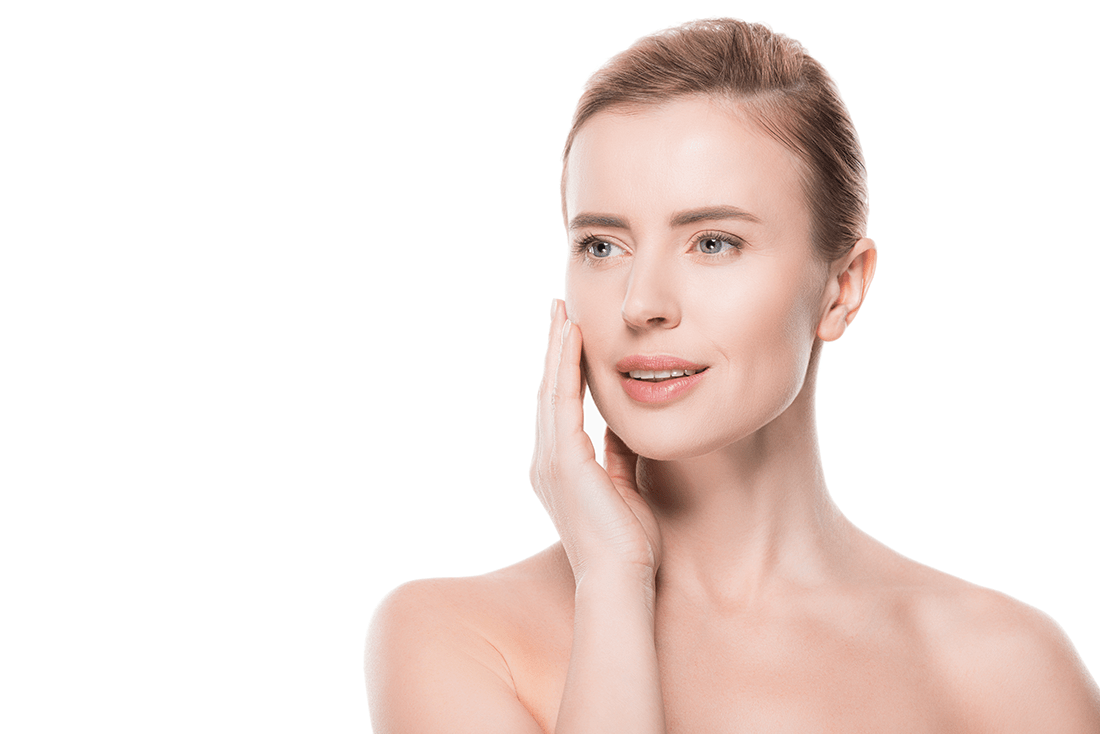 Woman benefiting from BBL (Broad Band Light) & IPL (Intense Pulse Light) Treatments
