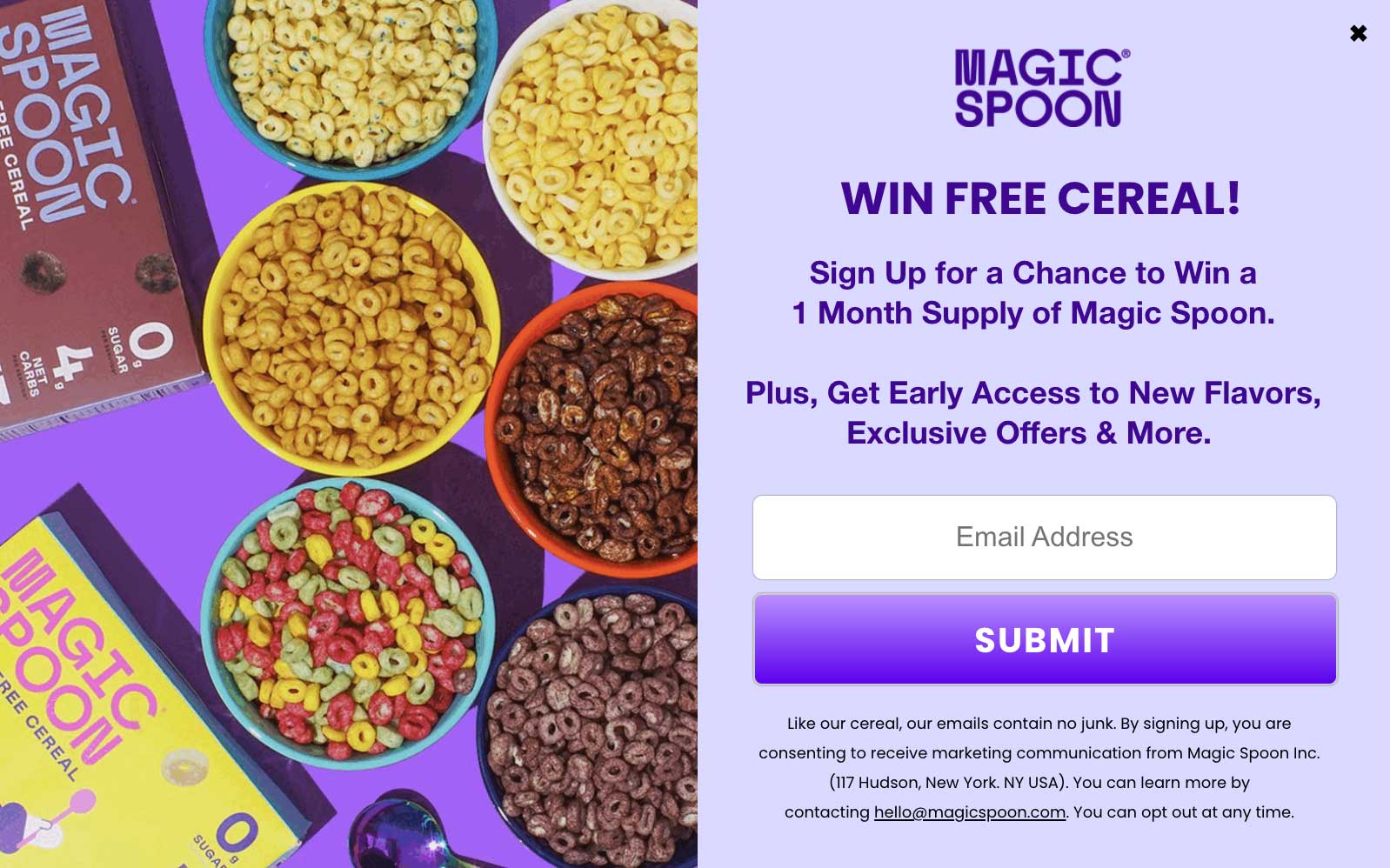 Magic Spoon giveaway