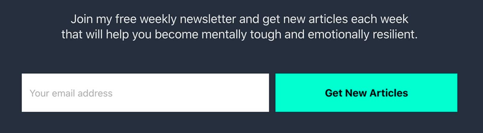 Basic subscribe CTA example